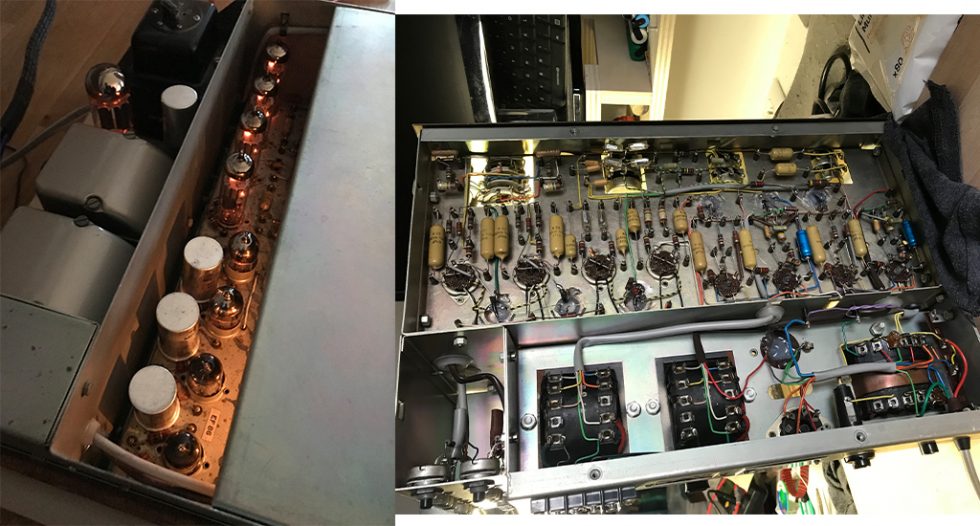 Amplificateur Intégré Vintage Rogers HG-88 MKII - Finition Palissandre, état Fonctionnel