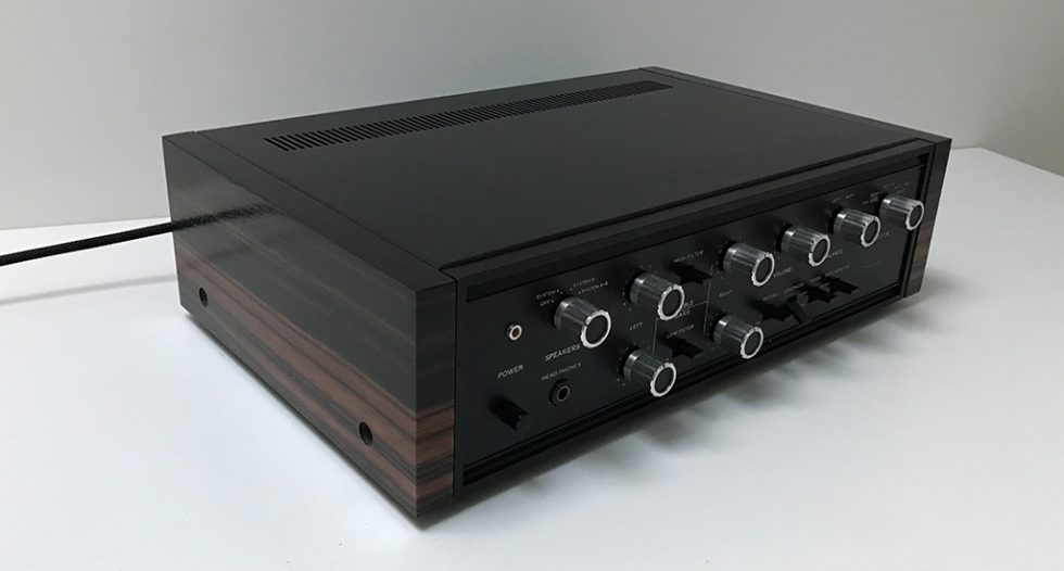 Amplificateur Intégré Vintage Rogers HG-88 MKII - Finition Palissandre, état Fonctionnel